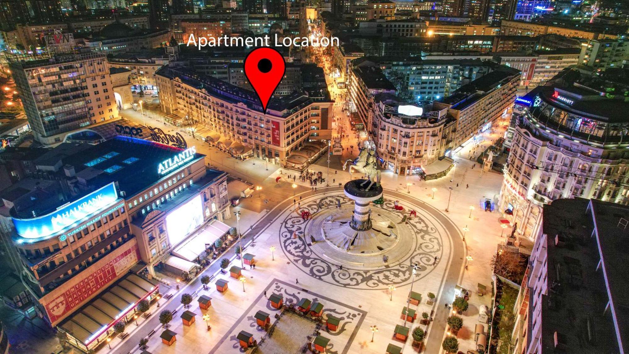 Apartment Skopje Square Ngoại thất bức ảnh